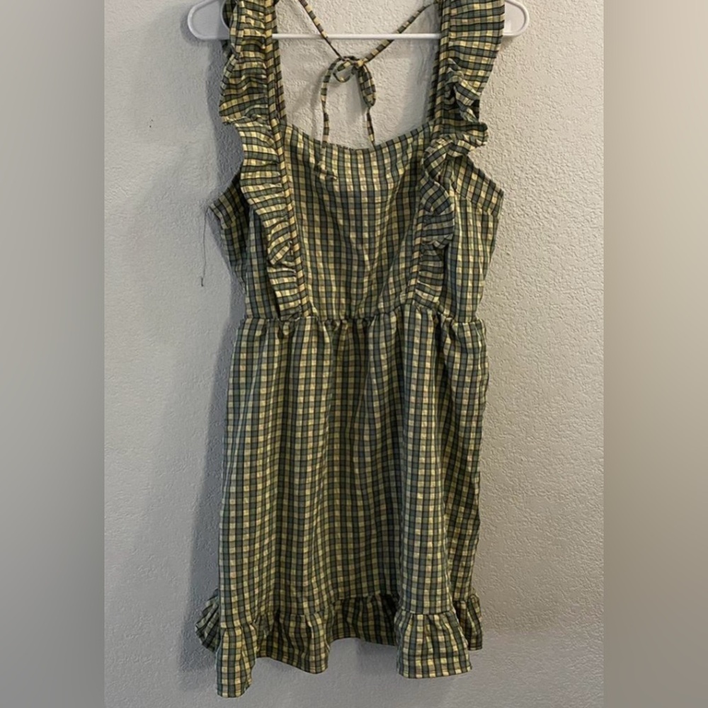 Flash sale🩷 wild fable green and yellow dress